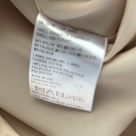 Jenny Yoo BDHLN Collection Sandstone Lace Cocktail Dress Size 6 - Picture 7 of 7